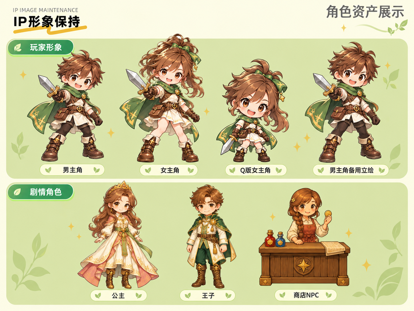 暖风魔塔角色资产展示